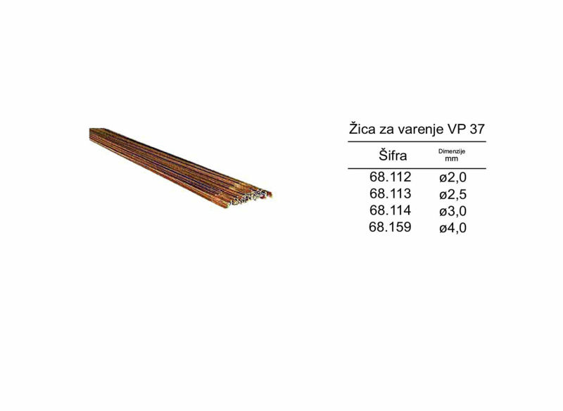 Žica za varenje VP 37