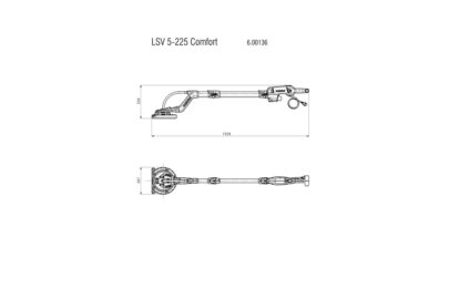 LSV 5-225 Comfort el.rotaciona brusilica/žirafa sa produzenim vratom - 4