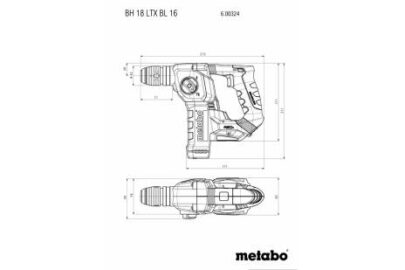BH 18 LTX BL 16 (bez baterija i punjaca u koferu), aku.SDS-Plus cekic busilica - 8
