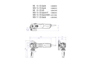 METABO WE 15-125 Quick Ugaona brusilica 600448000 - 5