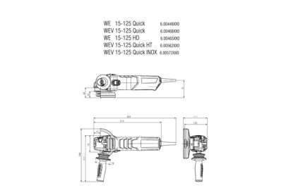 WEV 15-125 Quick, el.ugaona brusilica - 4