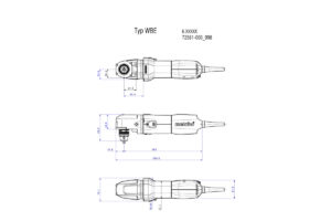 METABO WBE 700 Ugaona bušilica 600512000 - 2