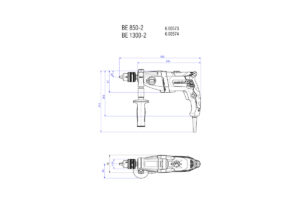METABO BE 850-2 Bušilica dvobrzinska 600573810 - 2