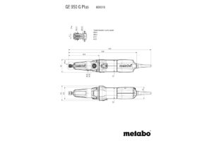 METABO GE 950 G Plus Čeona brusilica 600618000 - 3