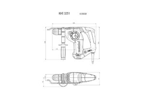 METABO KHE 3251 SDS-Plus kombičekić sa dodatnom steznom glavom 600659000 - 3