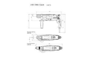 METABO UHEV 2860-2 Quic,k SDS-Plus kombičekić 600713500 - 5