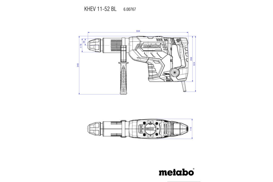 METABO KHEV 11-52 BL SDS-Max kombičekić 600767500 - 3