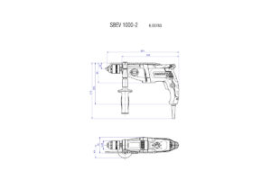 METABO SBEV 1000 -2 Vibraciona bušilica dvobrzinska 600783500 - 4