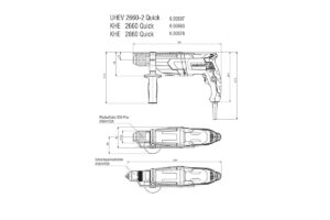 METABO KHE 2860 Quick SDS-Plus kombičekić 600878510 - 3