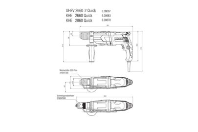KHE 2860 Quick, SDS-Plus kombicekic - 3