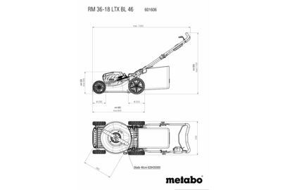 RM 36-18 LTX BL 46, aku.kosilica bez baterija i punjaca - 2