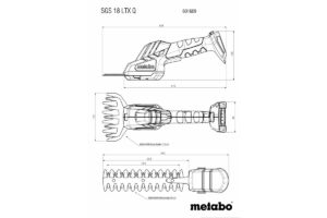 METABO SGS 18 LTX Q Aku.makaze bez baterija i punjača 601609850 - 4