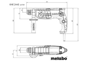 METABO KHE 2445 SDS-Plus kombičekić 601709500 - 2