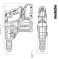 KH 18 LTX BL 28 Q (bez baterija i punjaca u koferu), aku.SDS-Plus kombicekic - 6