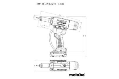 NMP 18 LTx BL M10 (18V/2×4.0Ah LiHD), aku.pistolj za navojne nitne - 7