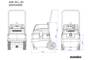 METABO ASR 50 L SC Usisivač 602034000 - 3