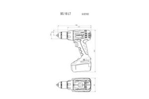 METABO BS 18 LT Compact (18V/2x2.0Ah Li-Power) Aku.bušilica zavrtač 602102530 - 2
