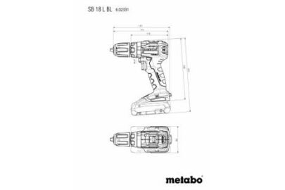 SB 18 L BL (18V/2×2.0Ah Li-Power), aku.vibraciona busilica zavrtac - 2