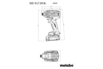 SSD 18 LT 200 BL (bez baterija i punjaca  u kutiji), aku.udarni zavrtac - 6