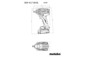 METABO SSW 18 LT 300 BL (bez baterija i punjača u kutiji) Aku.udarni zavrtač 602398850 - 7