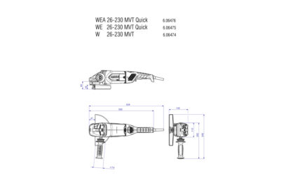 WE 26-230 MVT Quick, el.ugaona brusilica - 2