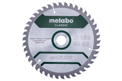 list testere „Multi Cut – Classic“, ø160×2.2×20 Z42 FZ/TZ 5° - 1