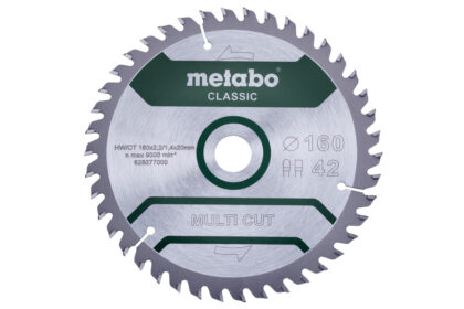 METABO Multi Cut - Classic list testere, ø160x2.2x20 Z42 FZ/TZ 5° 628277000 - 1