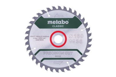 list testere „Precision Cut Wood – Classic“, ø160×1.4×20 mm, Z36 - 1