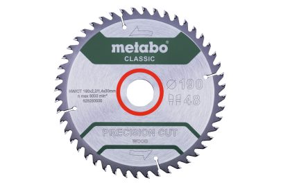 list testere „Precision Cut Wood – Classic“, ø190×1.4×30 mm, Z48, WZ 15° - 1