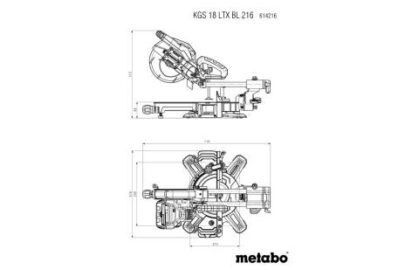 KGS 18 LTX BL 216 (bez baterija i punjaca u kutiji), aku.potezno-klatni ger - 9