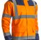 Signalizirajuća zaštitna Hi-viz jakna KETA narandžasto-plava - 1