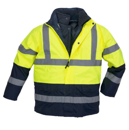 LACUNA ROAD WAY 4u1 signalizirajuća zaštitna Hi-viz parka žuto/plava - 1