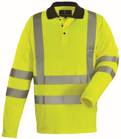 LACUNA YARD Signalizirajuća Hi-viz polo majica žuta - 1