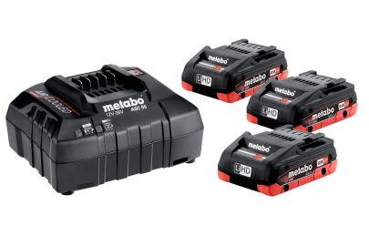 Basic Set 18V/3×4.0Ah LiHD+punjac ASC 55 - 1