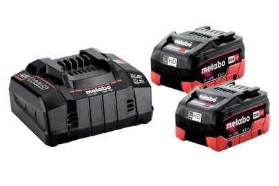 Basic-Set 18V/2×5.5Ah SE LiHD+brzi punjac ASC 145, BLACK EDITION - 1