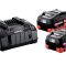 Basic-Set 18V/2×5.5Ah SE LiHD+brzi punjac ASC 145, BLACK EDITION - 1