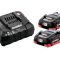 Basic-Set 18V/2×4.0Ah SE LiHD+punjac ASC 55, BLACK EDITION - 1