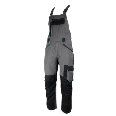Radne farmer pantalone BERGEN FLEX sive - 1
