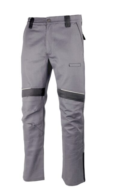 LACUNA GREENLAND Radne pantalone svetlosivo-crne - 1