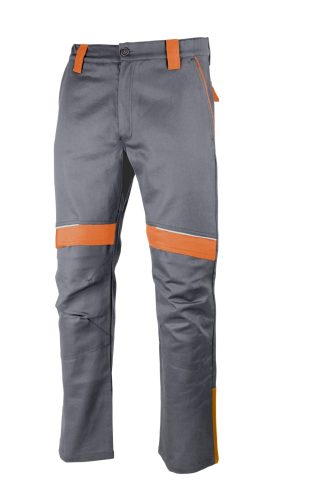 Radne  pantalone GREENLAND sivo-narandžaste - 1