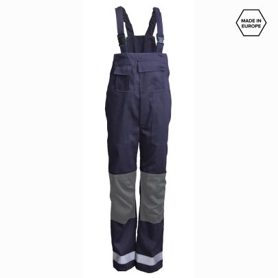 Zaštitne radne farmer pantalone LAWU navy - 1