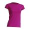 Ženska t-shirt majica kratki rukav r-neck fucsia - 1