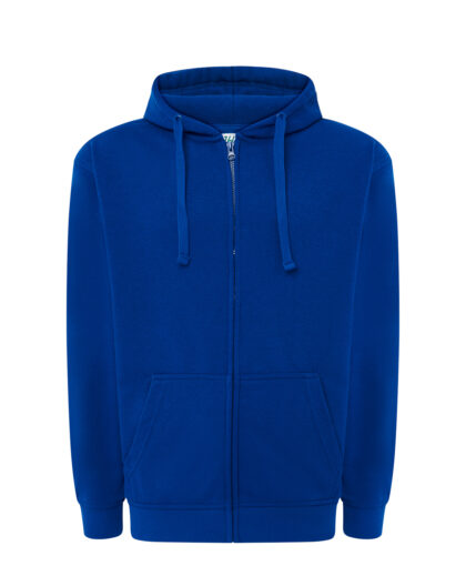 LACUNA Duks s kapuljačom i zatvaračem, unisex, royal plava, - 1