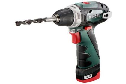METABO PowerMaxx BS Basic (12V/2x2.0Ah Li-Power) Aku.bušilica zavrtač u malom koferu 600984500 - 1