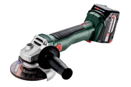 METABO W 18 L BL 9-125 (18V/2x4.0Ah Li-Power) Aku.ugaona brusilica 602374510 - 1