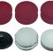 10-delni set pribora za brušenje i poliranje 150mm, Pribor za CC-PO 1100/2 (2xG60, 2xG80, 2xG120, 2x pamuk za poliranje, 1x gumeni disk, 1x sundjer) - 1
