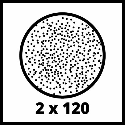 10-delni set pribora za brušenje i poliranje 150mm, Pribor za CC-PO 1100/2 (2xG60, 2xG80, 2xG120, 2x pamuk za poliranje, 1x gumeni disk, 1x sundjer) - 8