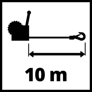 EINHELL TC-WI 500 Ručno vitlo sa sajlom 2260160 - 3