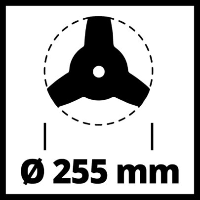 Trokraki nož za  trimer 255mm/1,4mm, - 3