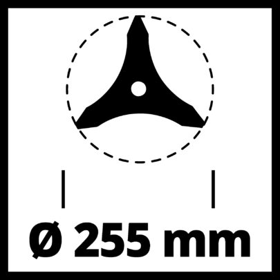 Trokraki nož za trimer 255mm/2,5mm, - 2